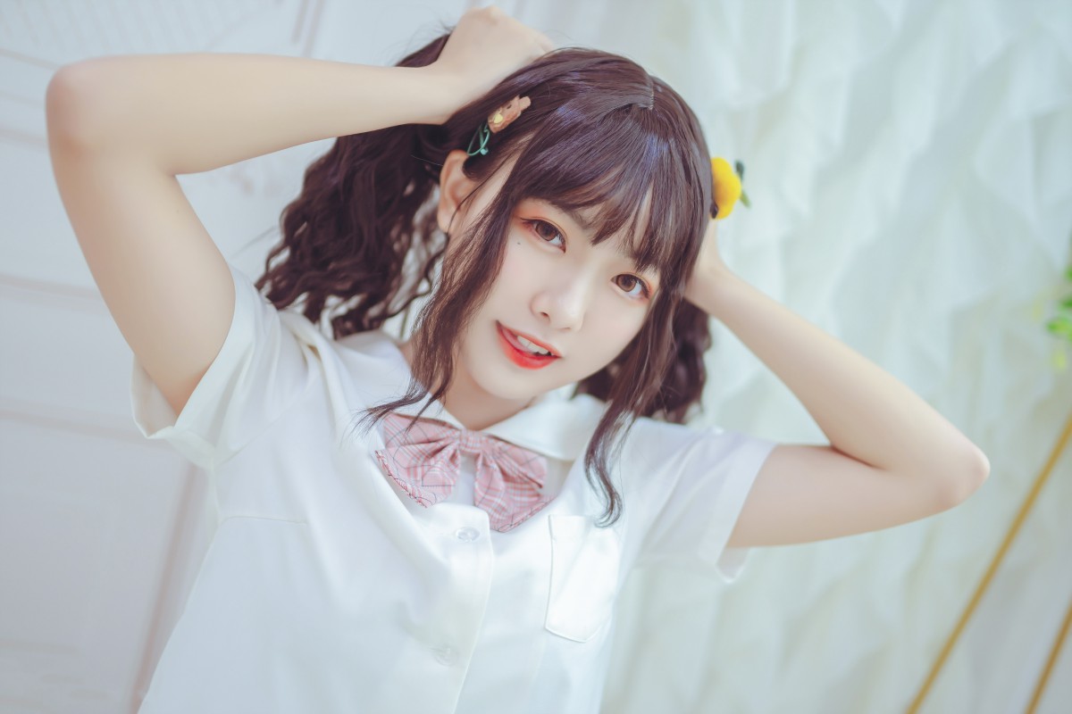 喵糖映画 VOL.001 过膝白丝 – COSPLAY-瞬颜部落