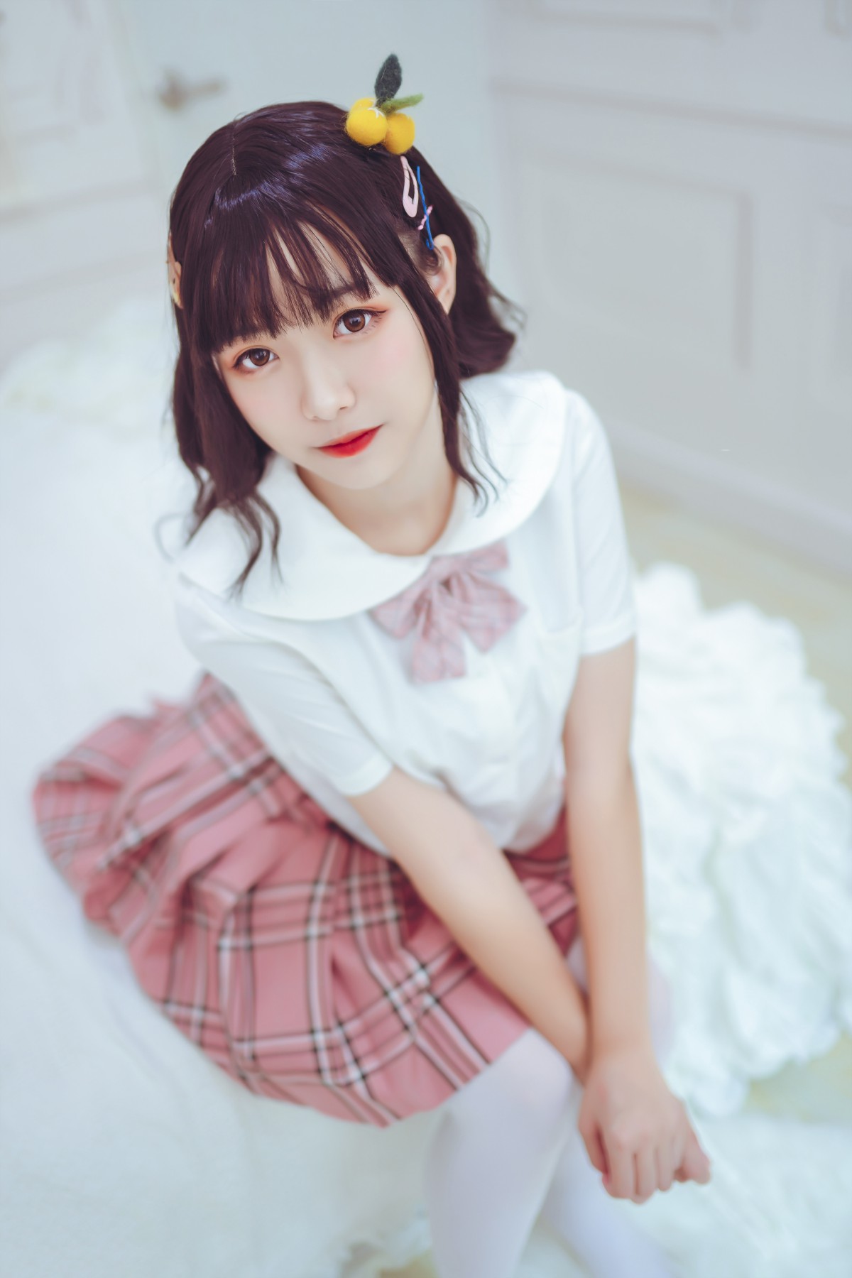 图片[4]-喵糖映画 VOL.001 过膝白丝 – COSPLAY-瞬颜部落