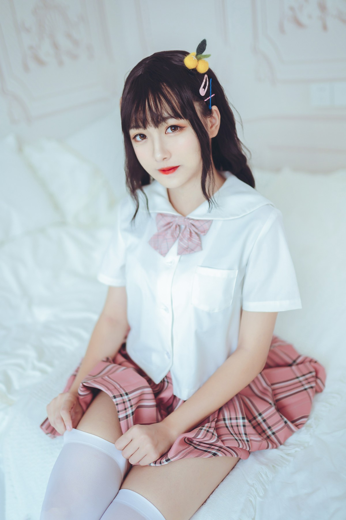 图片[10]-喵糖映画 VOL.001 过膝白丝 – COSPLAY-瞬颜部落