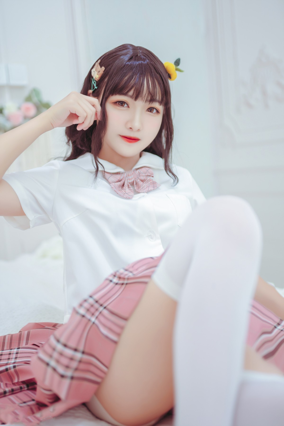 图片[15]-喵糖映画 VOL.001 过膝白丝 – COSPLAY-瞬颜部落