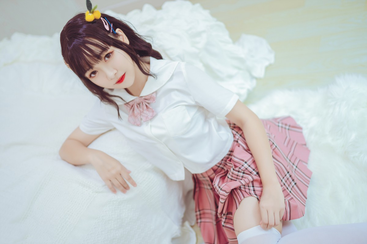 图片[20]-喵糖映画 VOL.001 过膝白丝 – COSPLAY-瞬颜部落