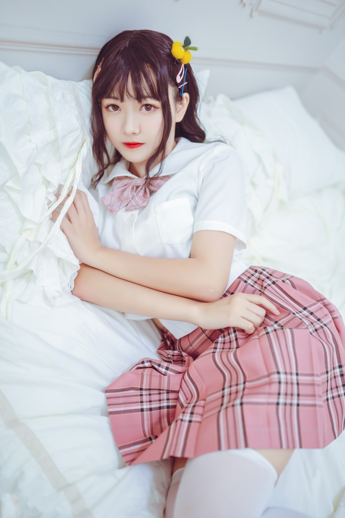 图片[41]-喵糖映画 VOL.001 过膝白丝 – COSPLAY-瞬颜部落