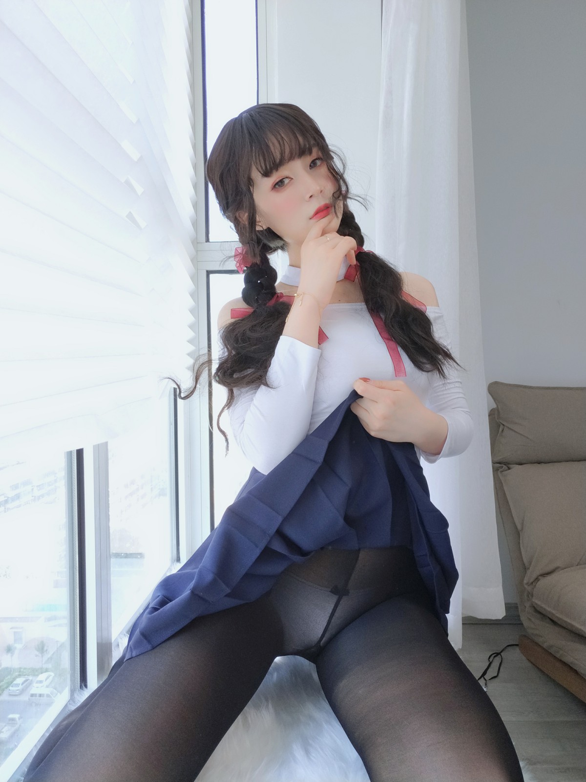 图片[13]-Coser小姐姐白银 – 邻家大姐姐的黑丝 – COSPLAY-瞬颜部落