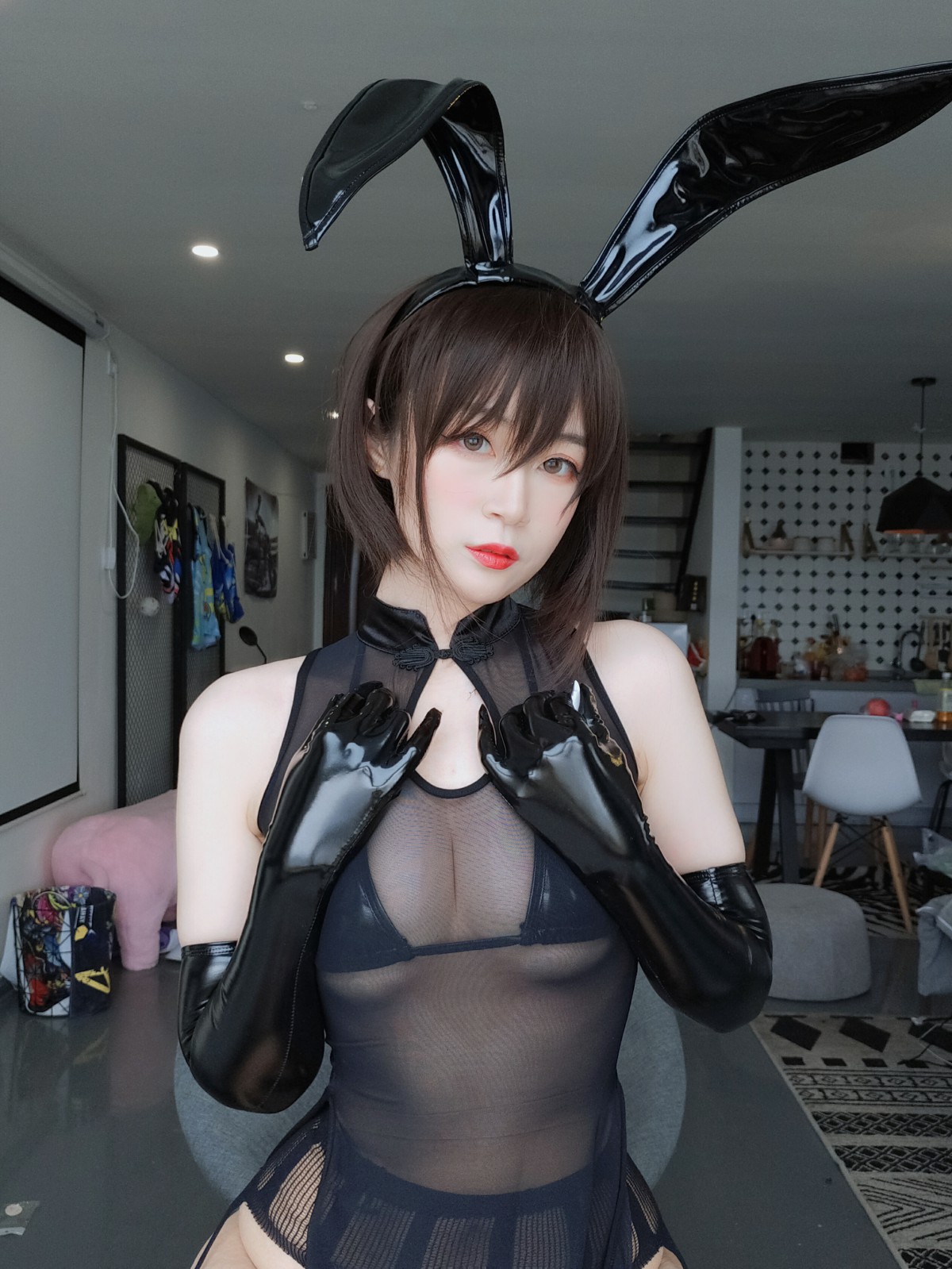 图片[6]-Coser小姐姐白银 – 透明旗袍 – COSPLAY-瞬颜部落