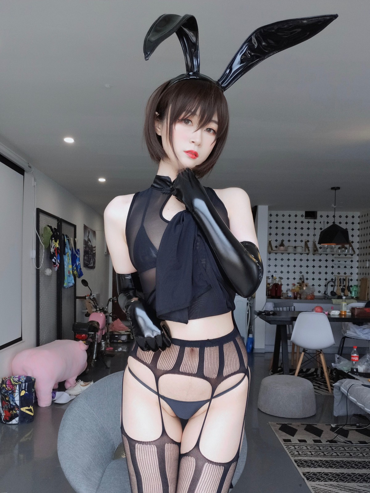 图片[8]-Coser小姐姐白银 – 透明旗袍 – COSPLAY-瞬颜部落