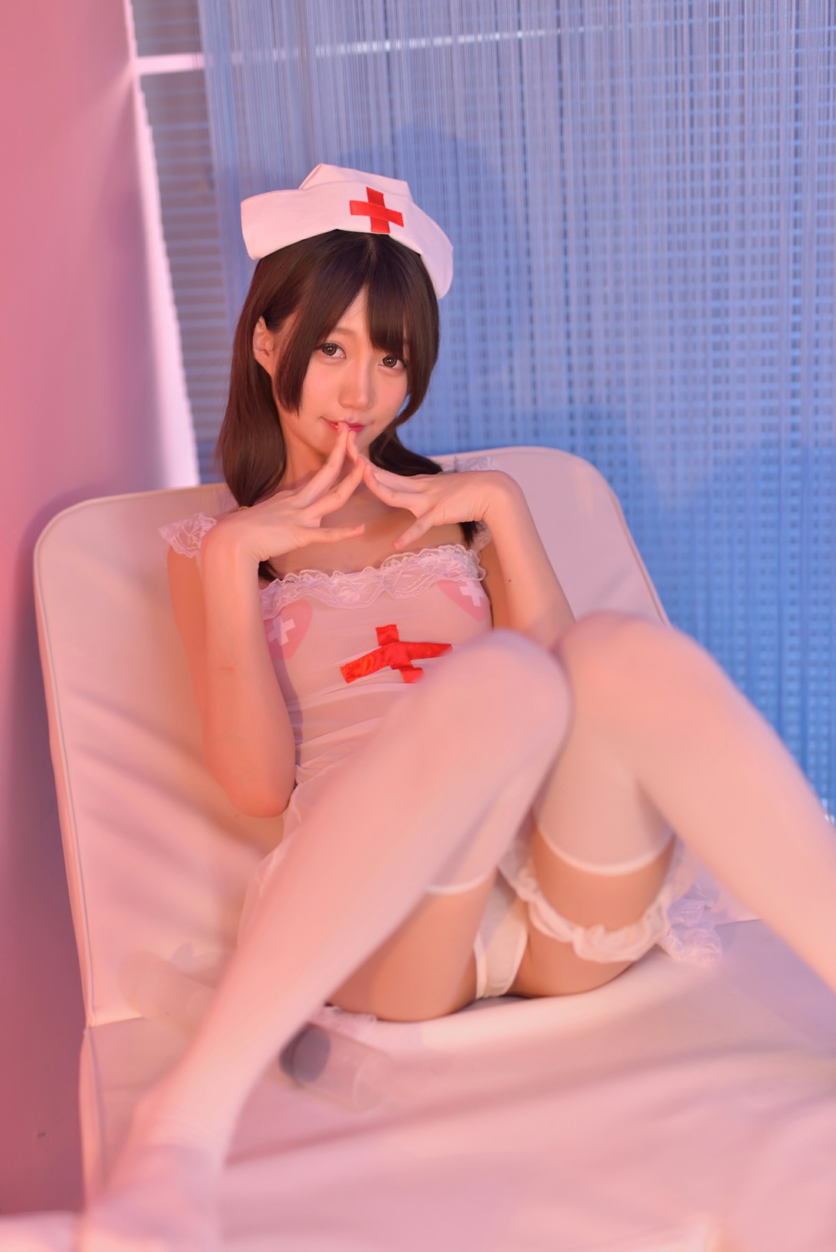 图片[144]-[Cosplay]NAGISA魔物喵 – VOL.04 性感看护师 – COSPLAY-瞬颜部落