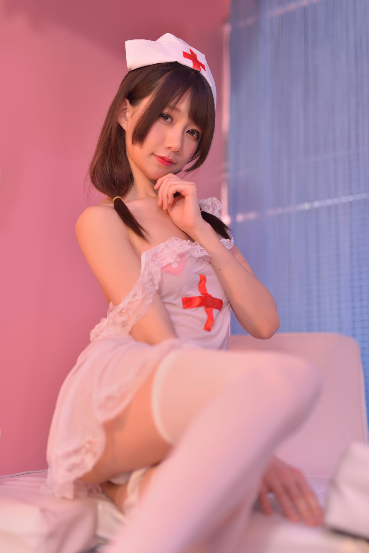 图片[167]-[Cosplay]NAGISA魔物喵 – VOL.04 性感看护师 – COSPLAY-瞬颜部落