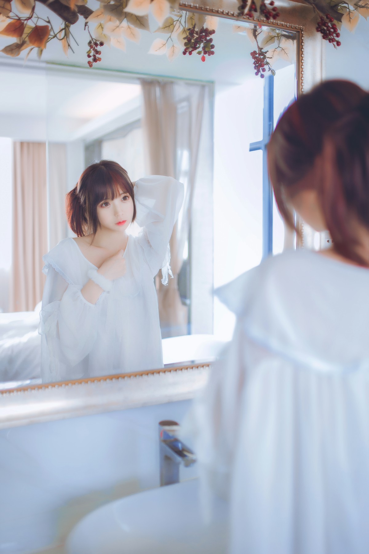 图片[3]-[Cosplay]疯猫ss – 睡衣与浴室的水手服 – COSPLAY-瞬颜部落
