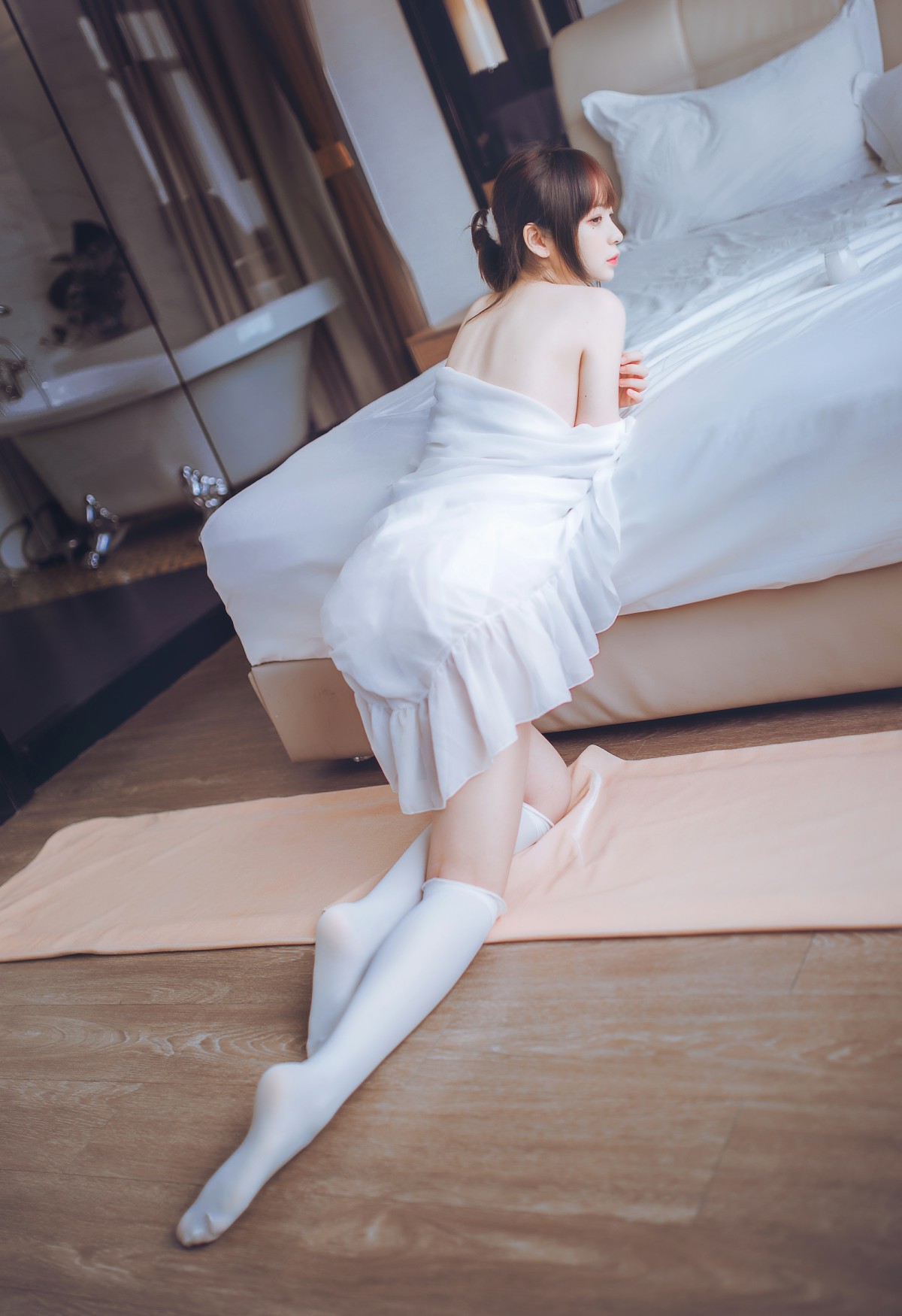 图片[4]-[Cosplay]疯猫ss – 睡衣与浴室的水手服 – COSPLAY-瞬颜部落