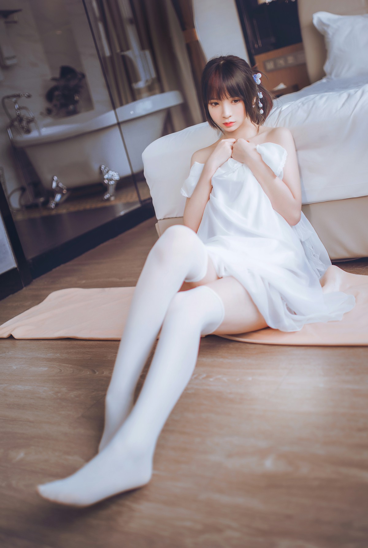 图片[17]-[Cosplay]疯猫ss – 睡衣与浴室的水手服 – COSPLAY-瞬颜部落