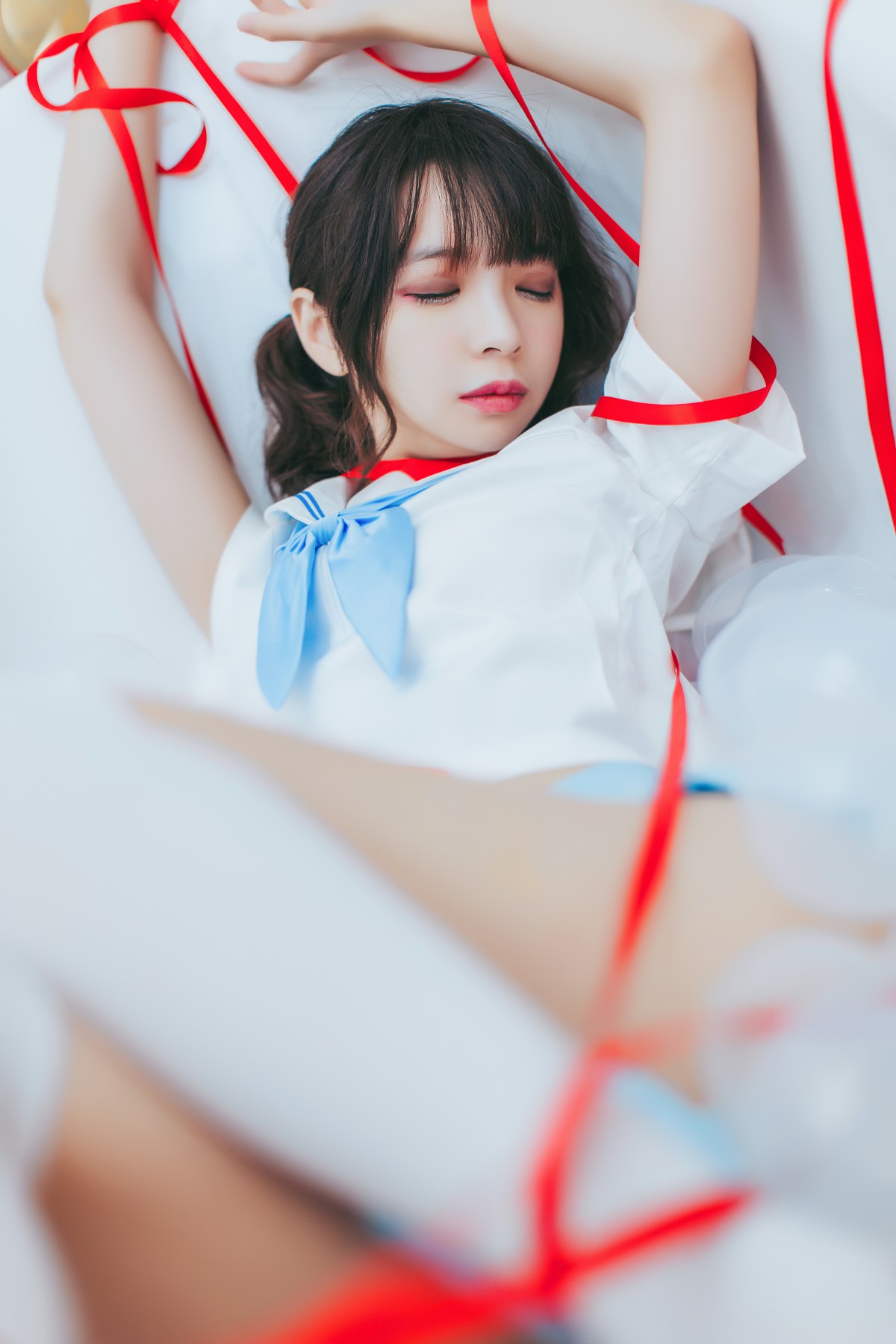 图片[33]-[Cosplay]疯猫ss – 睡衣与浴室的水手服 – COSPLAY-瞬颜部落