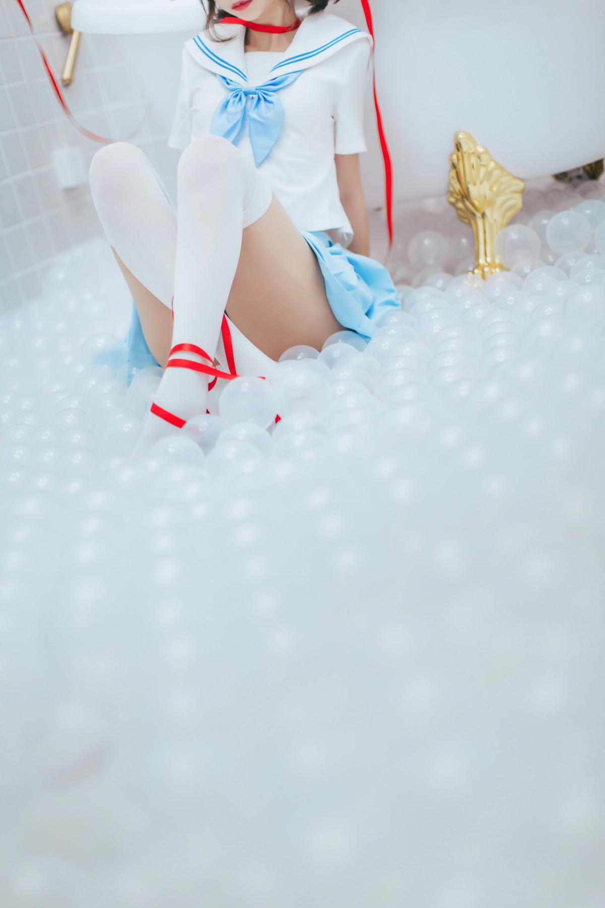 图片[41]-[Cosplay]疯猫ss – 睡衣与浴室的水手服 – COSPLAY-瞬颜部落