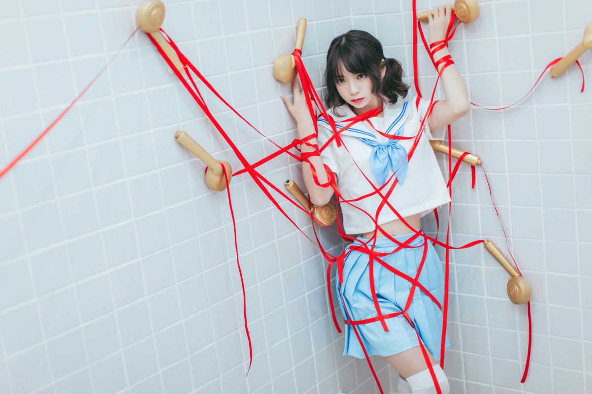 图片[42]-[Cosplay]疯猫ss – 睡衣与浴室的水手服 – COSPLAY-瞬颜部落