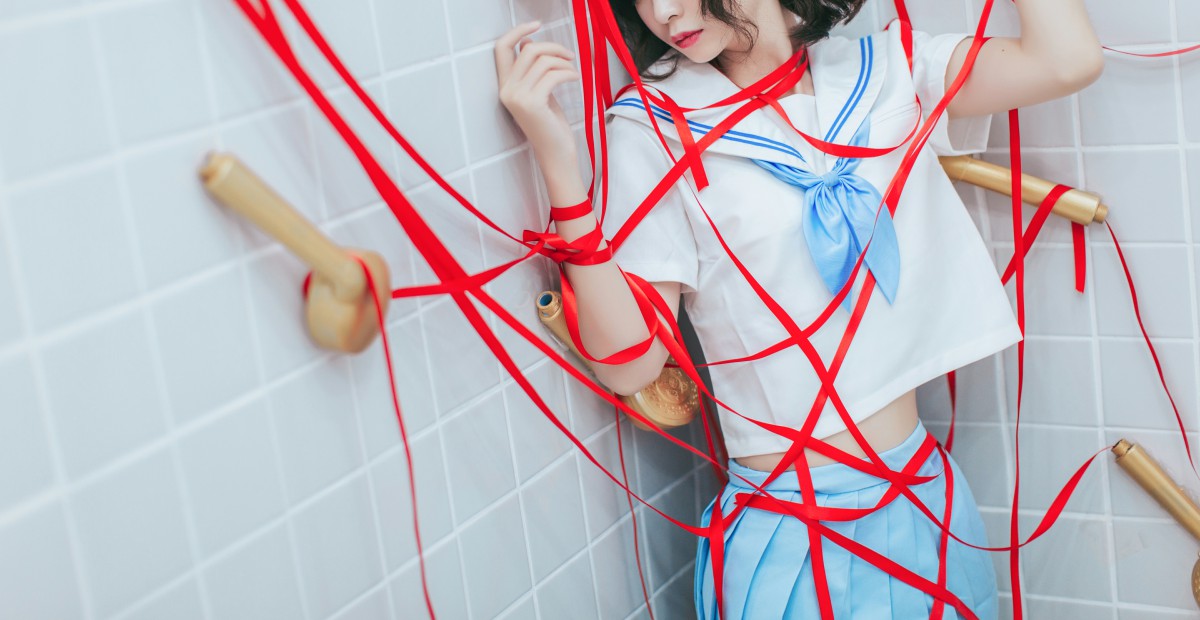 图片[44]-[Cosplay]疯猫ss – 睡衣与浴室的水手服 – COSPLAY-瞬颜部落