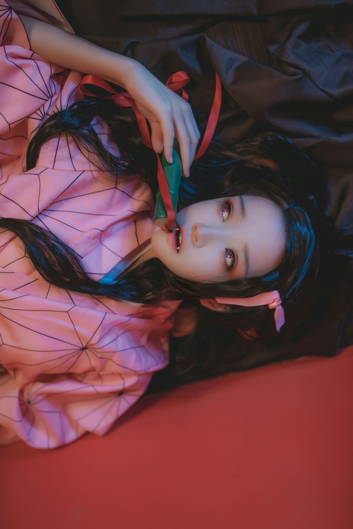[Cosplay]桜桃喵 – 灶门祢豆子 – COSPLAY-瞬颜部落