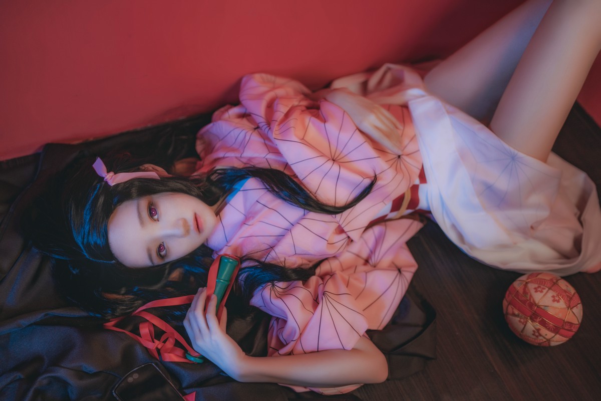 图片[2]-[Cosplay]桜桃喵 – 灶门祢豆子 – COSPLAY-瞬颜部落