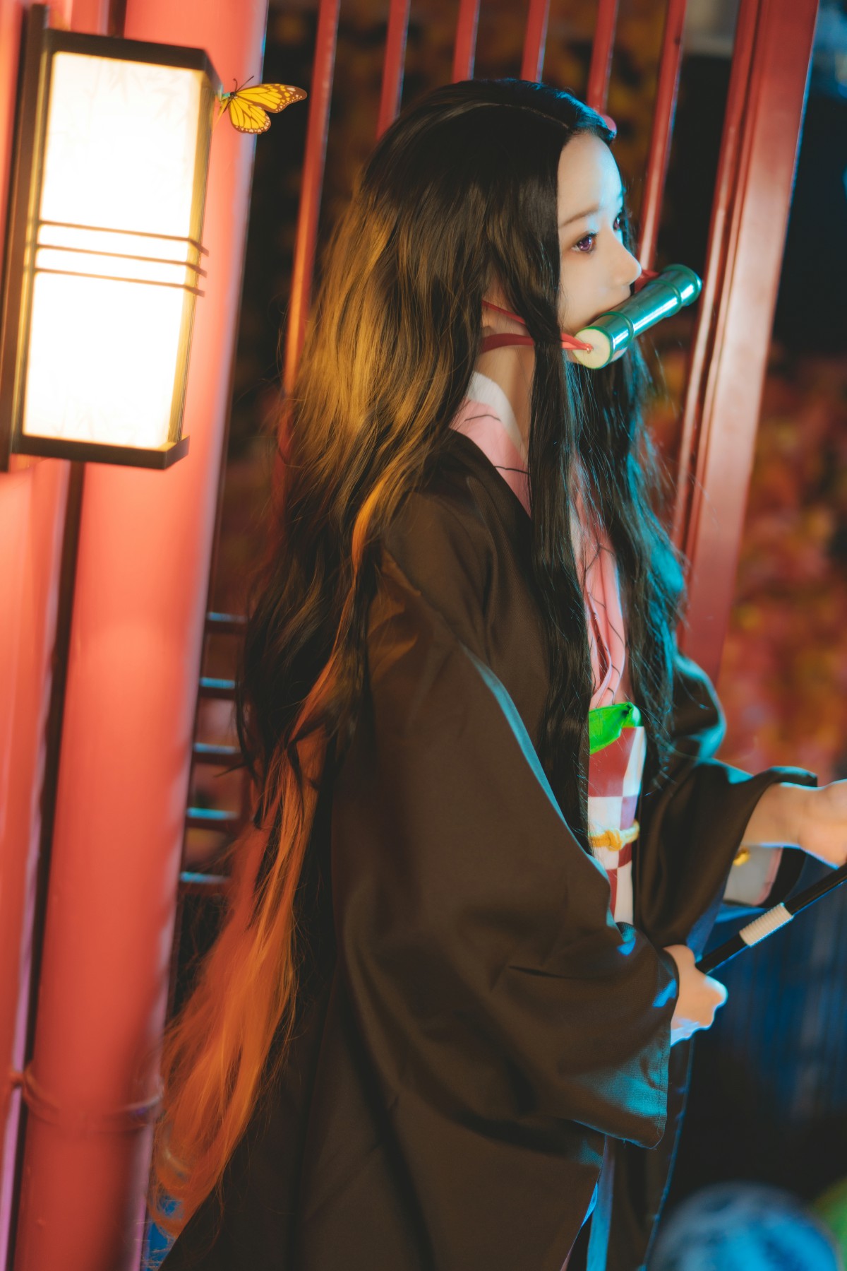 图片[8]-[Cosplay]桜桃喵 – 灶门祢豆子 – COSPLAY-瞬颜部落