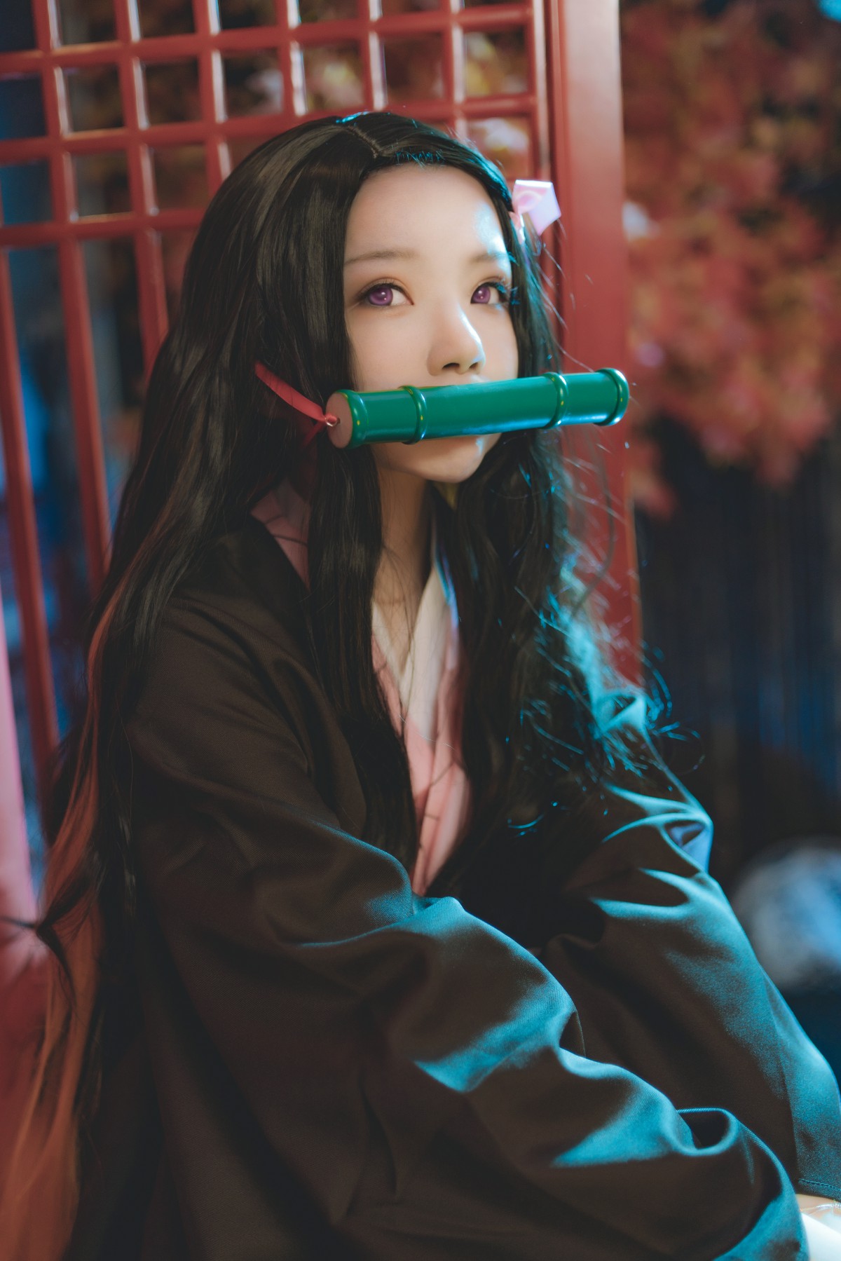 图片[9]-[Cosplay]桜桃喵 – 灶门祢豆子 – COSPLAY-瞬颜部落