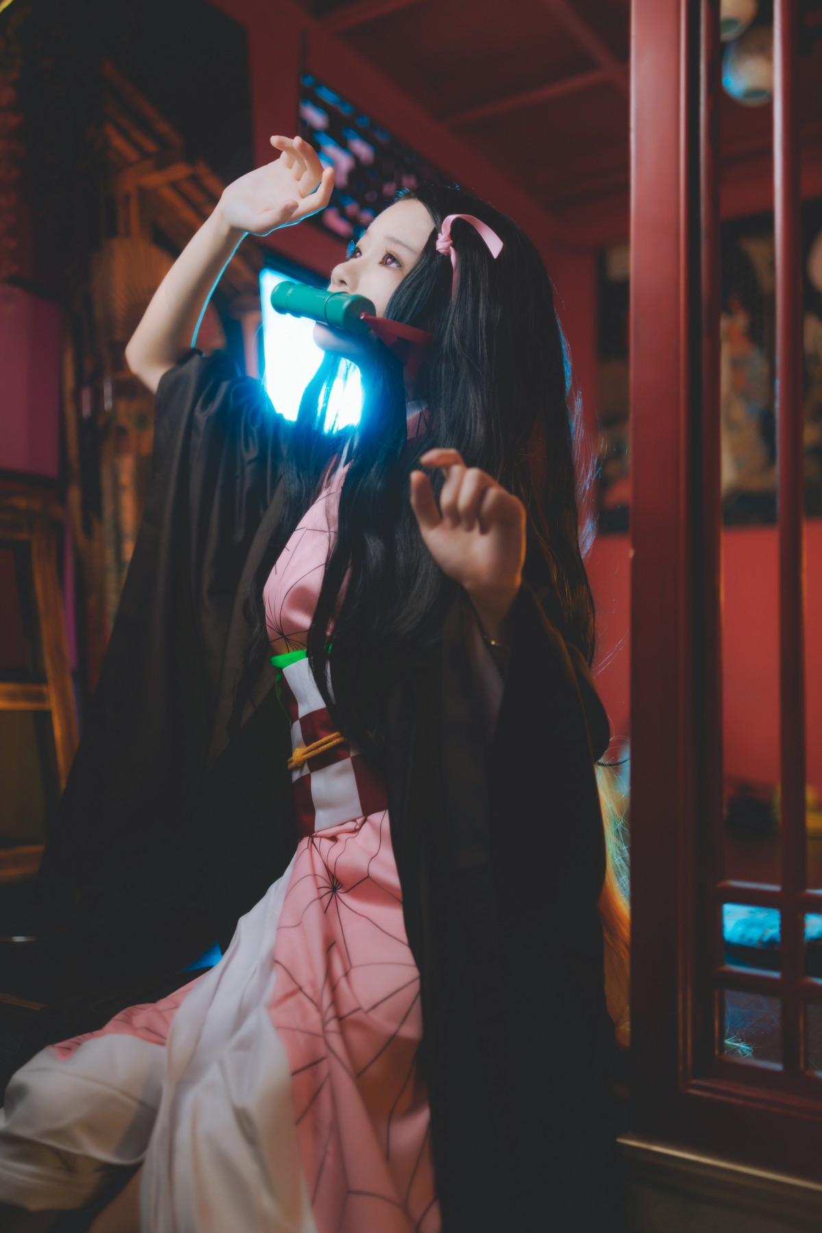 图片[11]-[Cosplay]桜桃喵 – 灶门祢豆子 – COSPLAY-瞬颜部落