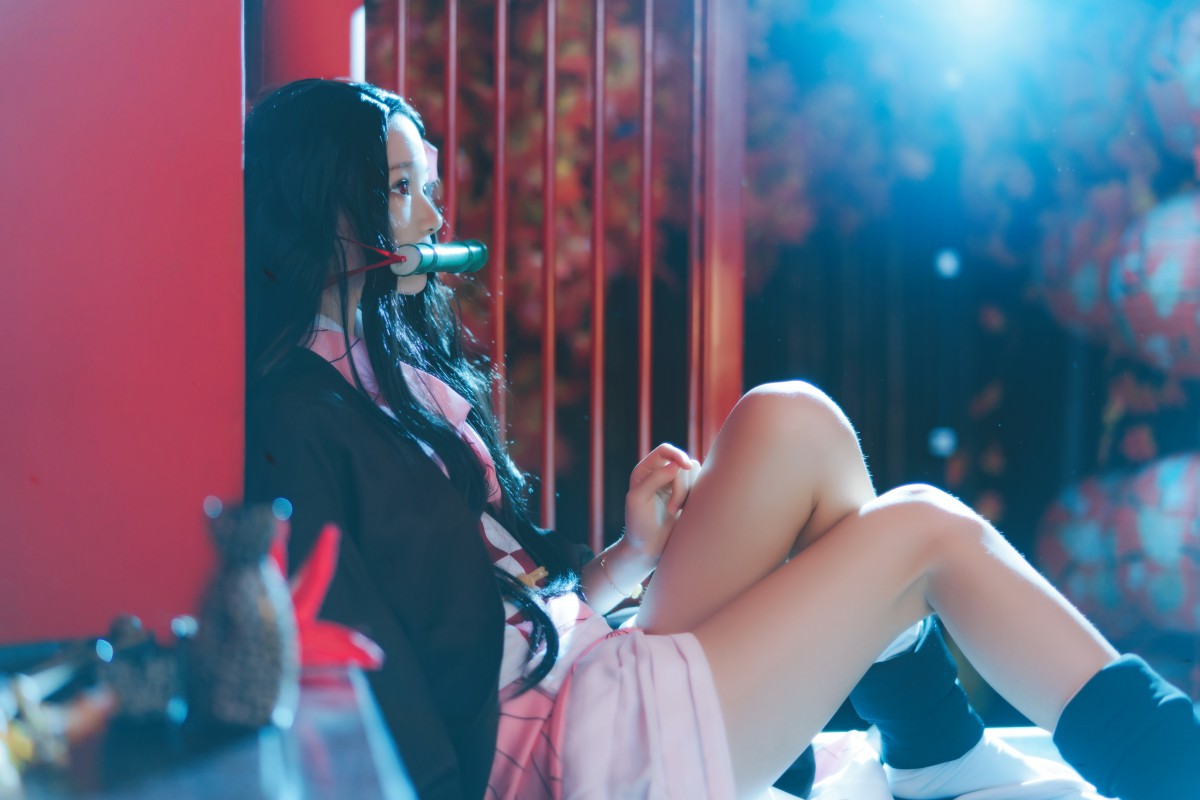 图片[14]-[Cosplay]桜桃喵 – 灶门祢豆子 – COSPLAY-瞬颜部落