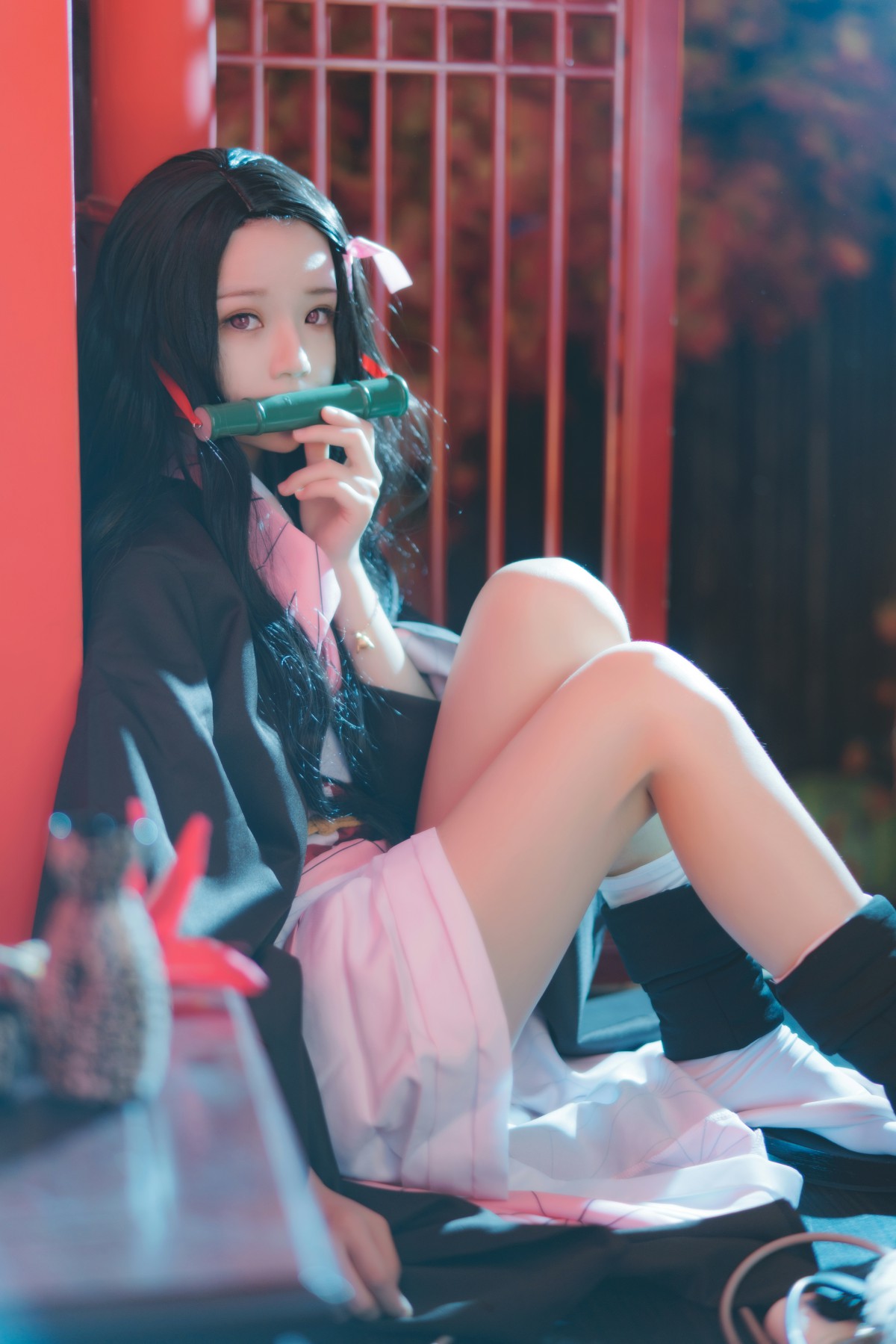图片[16]-[Cosplay]桜桃喵 – 灶门祢豆子 – COSPLAY-瞬颜部落