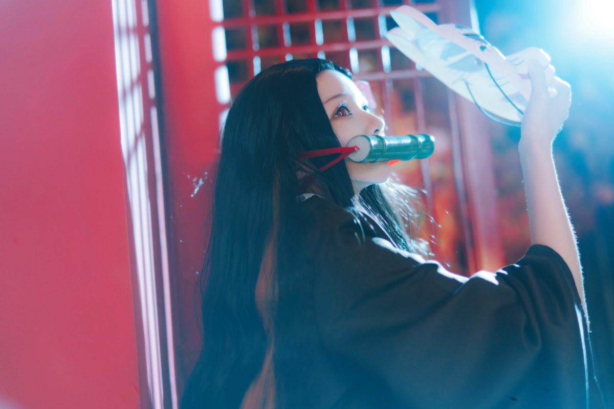 图片[17]-[Cosplay]桜桃喵 – 灶门祢豆子 – COSPLAY-瞬颜部落