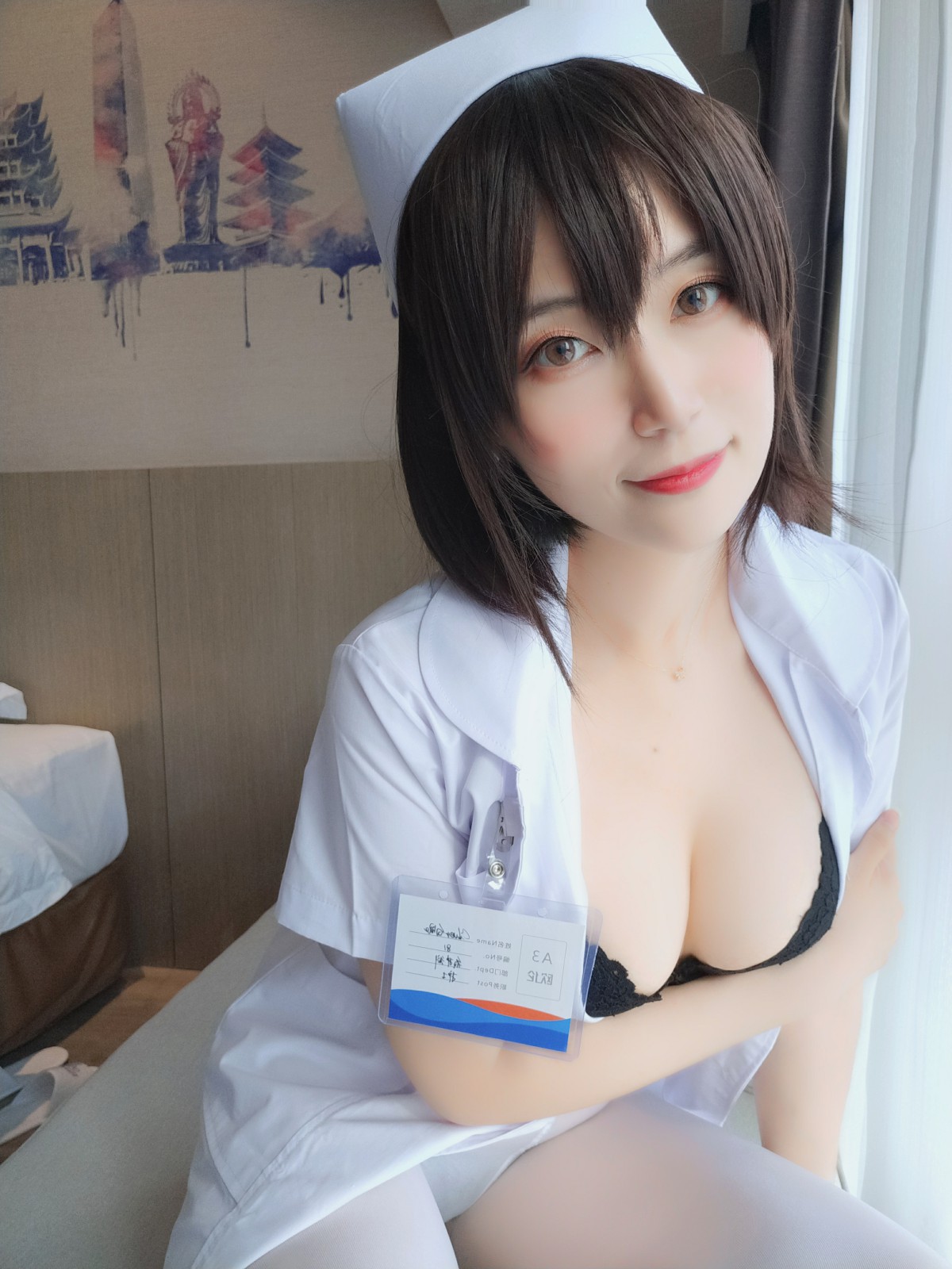 图片[4]-Coser小姐姐白银 – 短发小护士 – COSPLAY-瞬颜部落