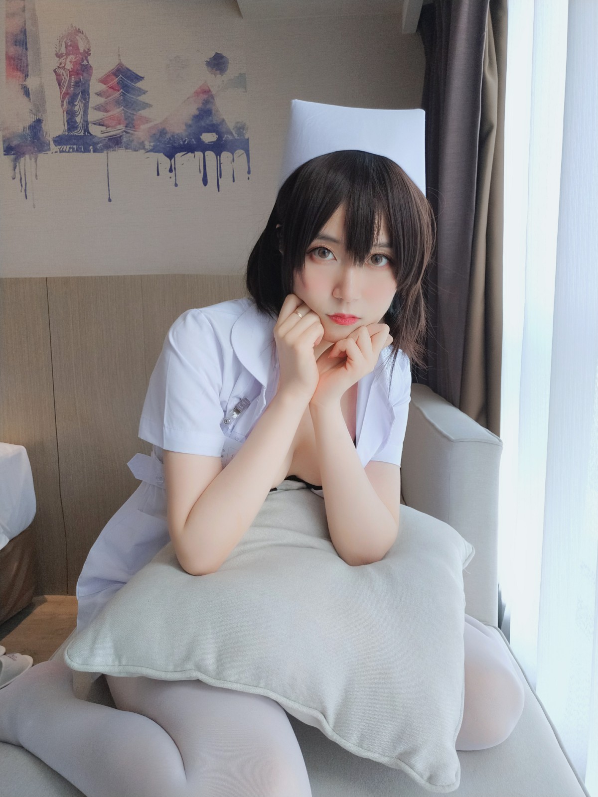 图片[17]-Coser小姐姐白银 – 短发小护士 – COSPLAY-瞬颜部落