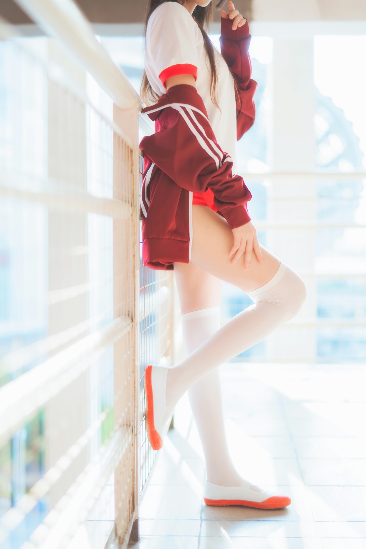 图片[15]-[Cosplay]桜桃喵 – 红色体操服 – COSPLAY-瞬颜部落