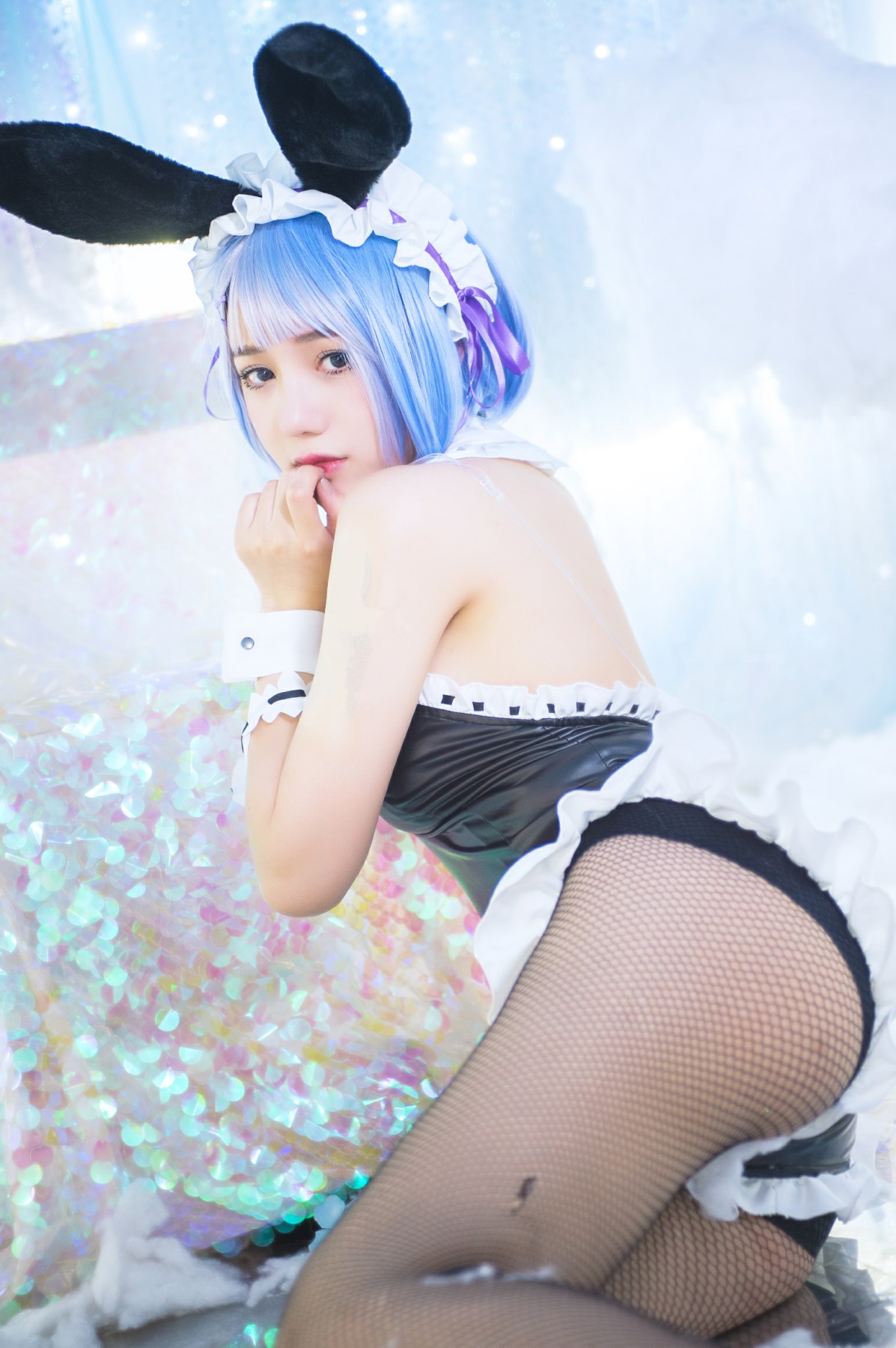 [Cosplay]洛丽塔大哥 – 蕾姆兔女郎 – COSPLAY-瞬颜部落