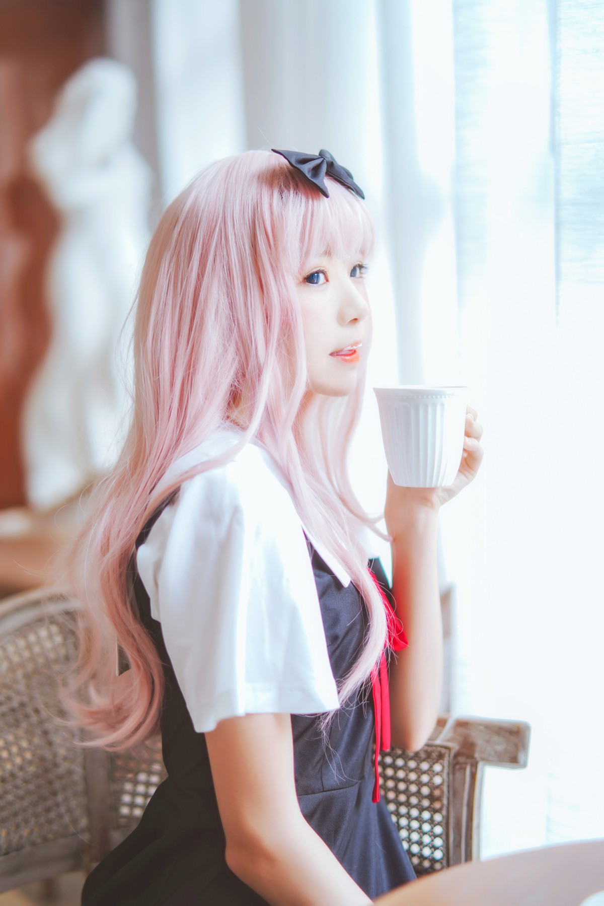 [Cosplay]桜桃喵 – 藤原千花 – COSPLAY-瞬颜部落