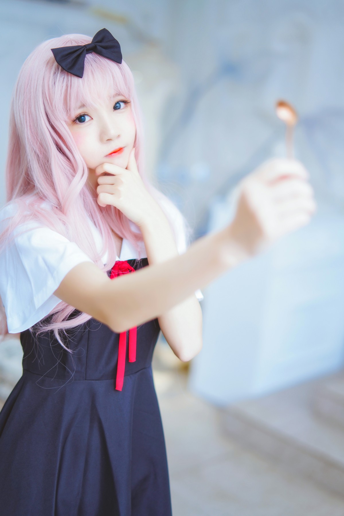 图片[6]-[Cosplay]桜桃喵 – 藤原千花 – COSPLAY-瞬颜部落