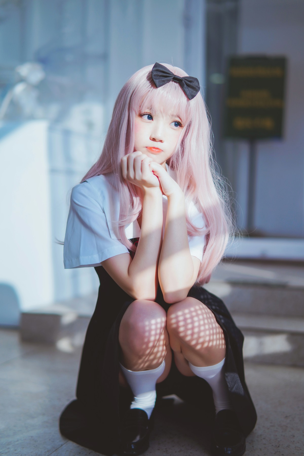 图片[15]-[Cosplay]桜桃喵 – 藤原千花 – COSPLAY-瞬颜部落