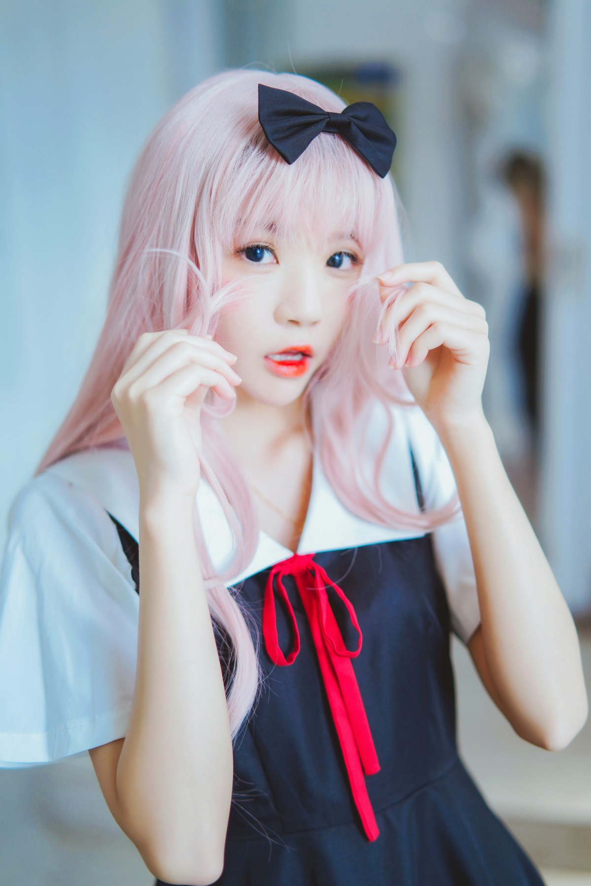 图片[16]-[Cosplay]桜桃喵 – 藤原千花 – COSPLAY-瞬颜部落