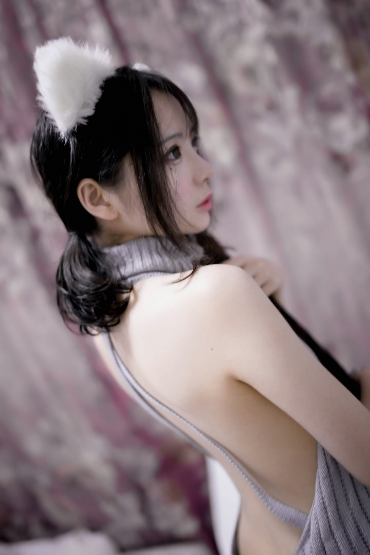 图片[6]-[Cosplay]疯猫ss -露背毛衣 – COSPLAY-瞬颜部落