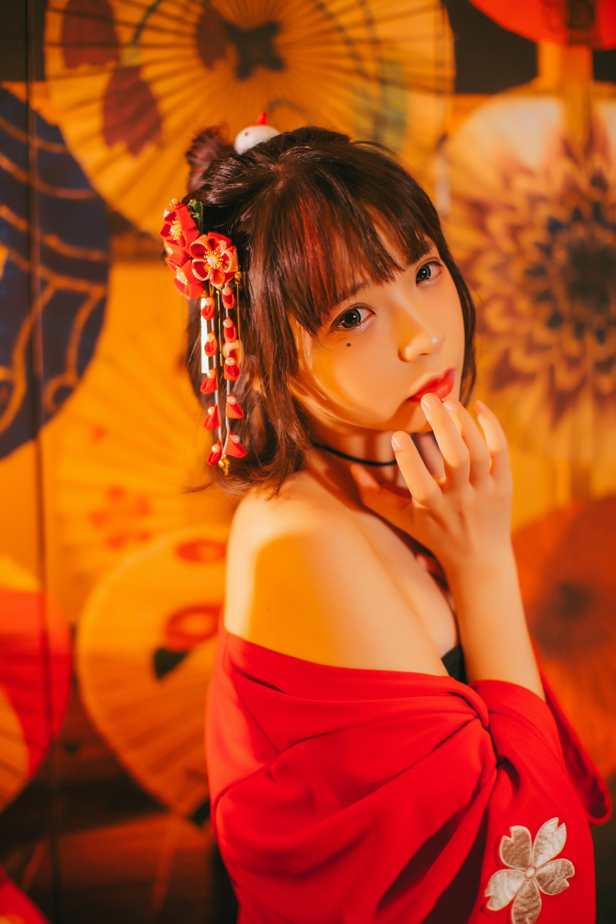 图片[10]-[Cosplay]疯猫ss -红色羽衣 – COSPLAY-瞬颜部落