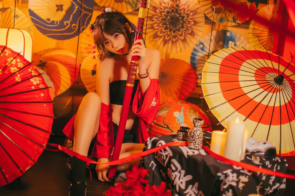 图片[11]-[Cosplay]疯猫ss -红色羽衣 – COSPLAY-瞬颜部落