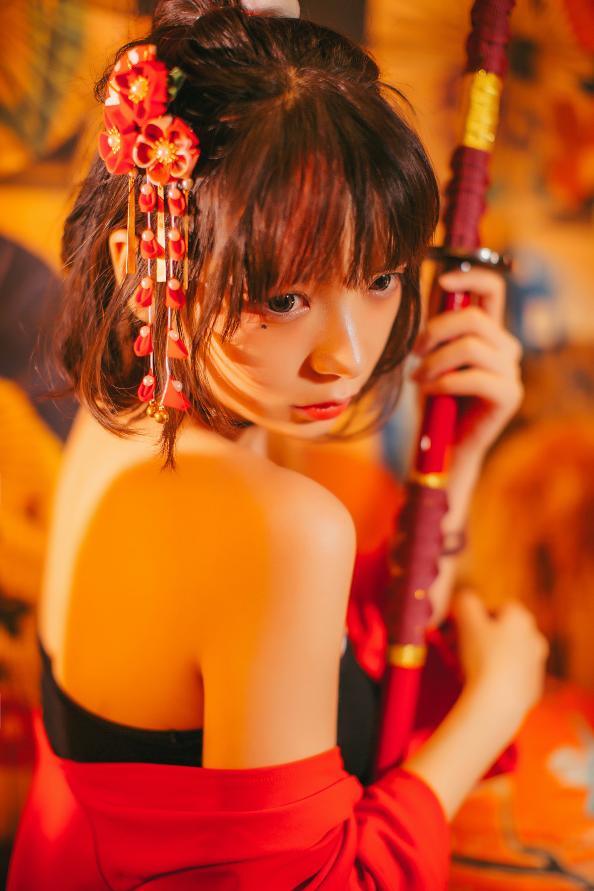 图片[13]-[Cosplay]疯猫ss -红色羽衣 – COSPLAY-瞬颜部落