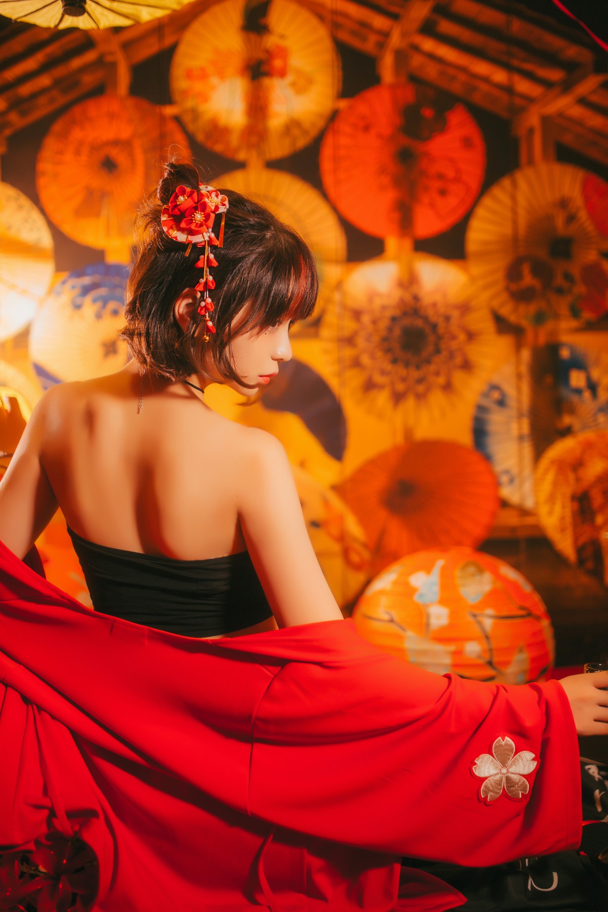 图片[14]-[Cosplay]疯猫ss -红色羽衣 – COSPLAY-瞬颜部落