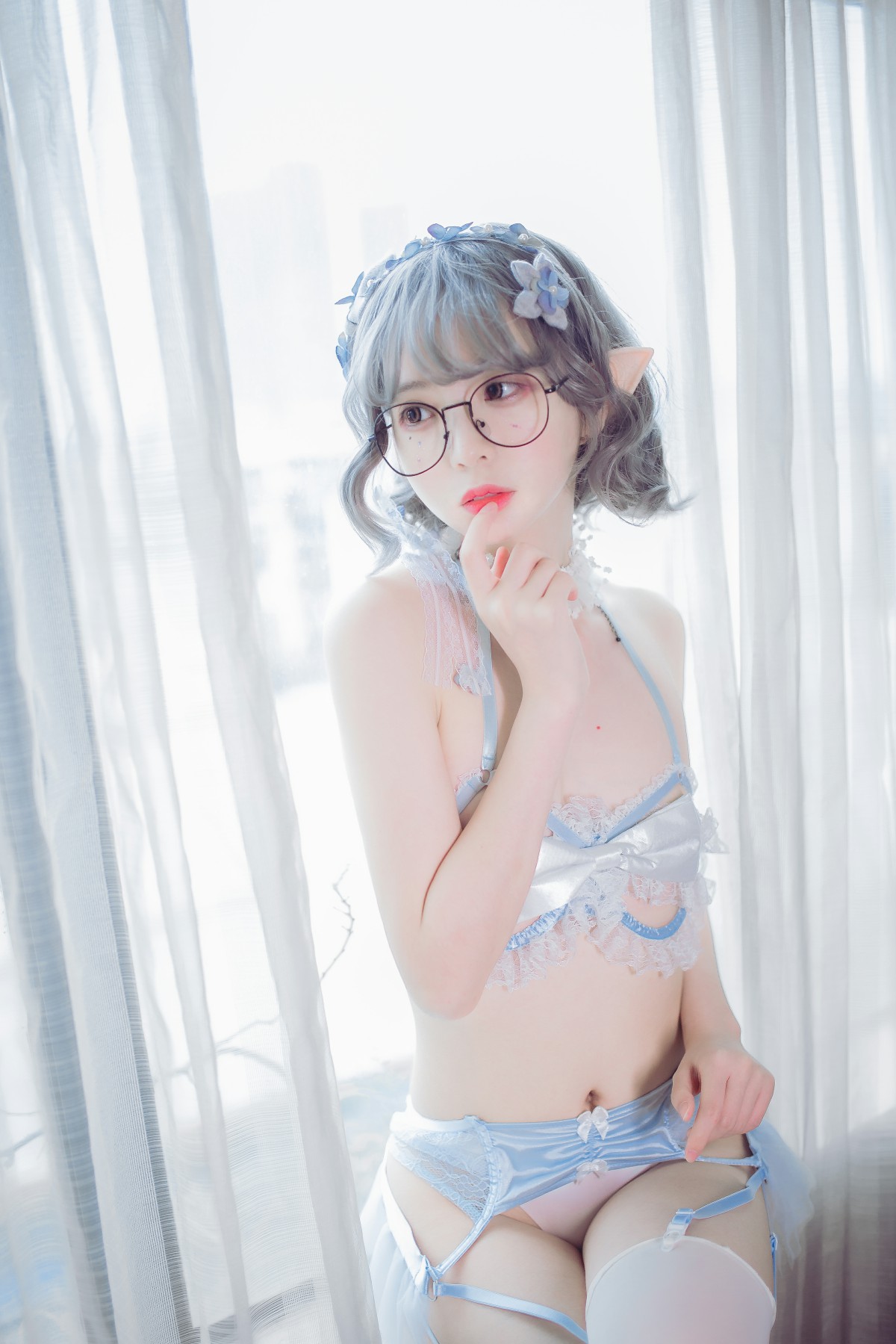 图片[12]-[Cosplay]疯猫ss – 蓝色精灵 – COSPLAY-瞬颜部落