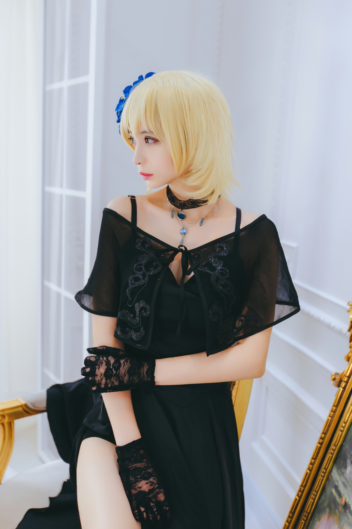 图片[2]-[Cosplay][网红少女]疯猫ss – 疯猫贞德礼装 – COSPLAY-瞬颜部落