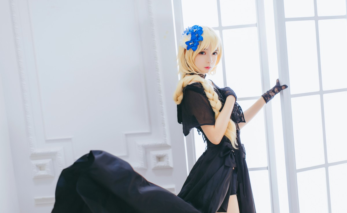 图片[5]-[Cosplay][网红少女]疯猫ss – 疯猫贞德礼装 – COSPLAY-瞬颜部落
