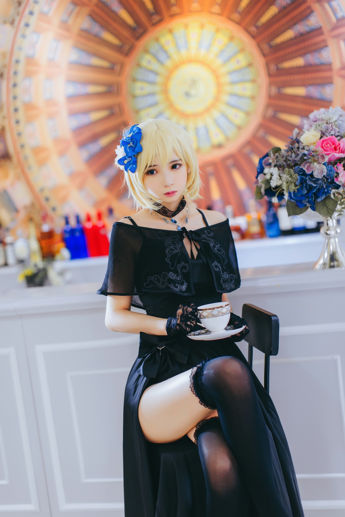 图片[8]-[Cosplay][网红少女]疯猫ss – 疯猫贞德礼装 – COSPLAY-瞬颜部落