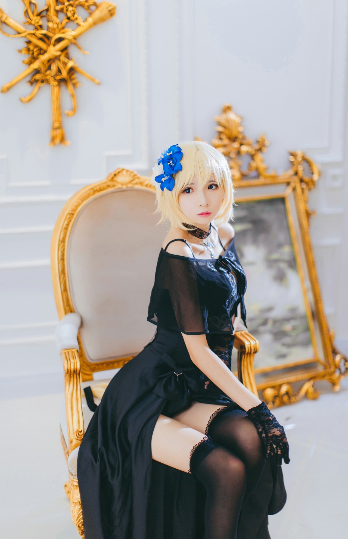 图片[7]-[Cosplay][网红少女]疯猫ss – 疯猫贞德礼装 – COSPLAY-瞬颜部落