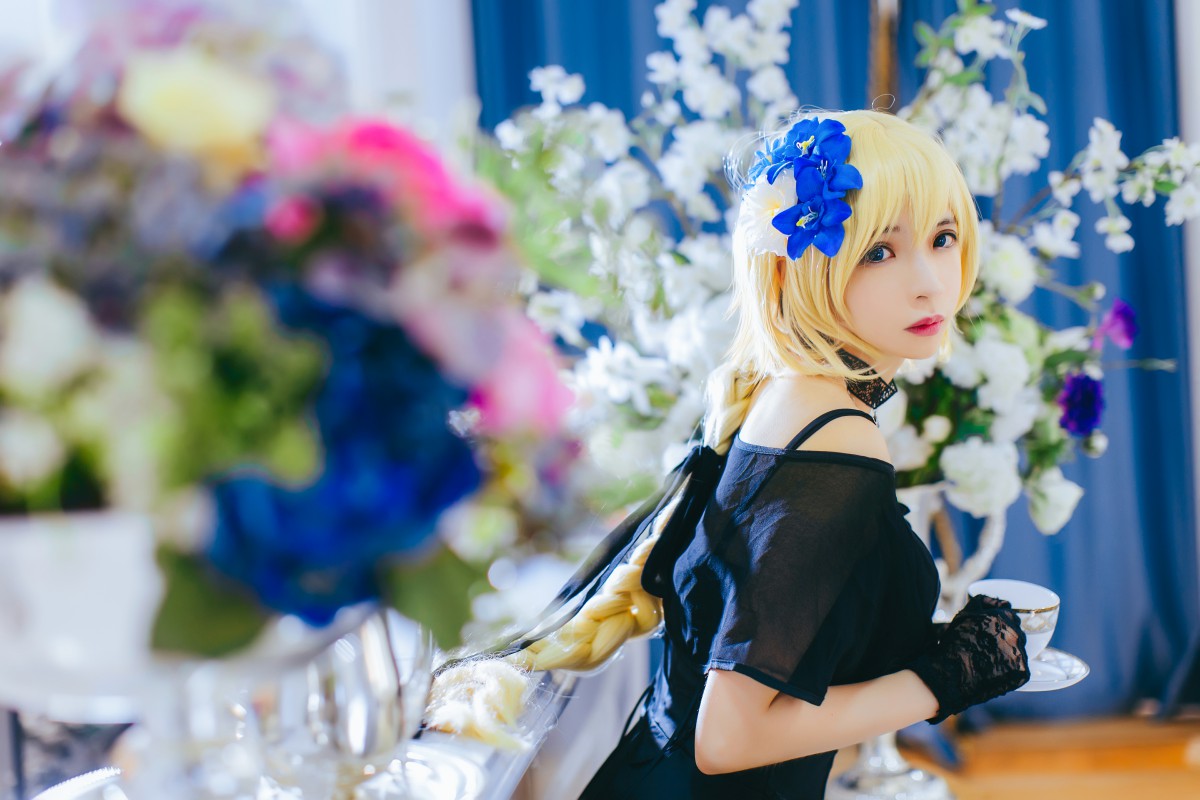 图片[9]-[Cosplay][网红少女]疯猫ss – 疯猫贞德礼装 – COSPLAY-瞬颜部落