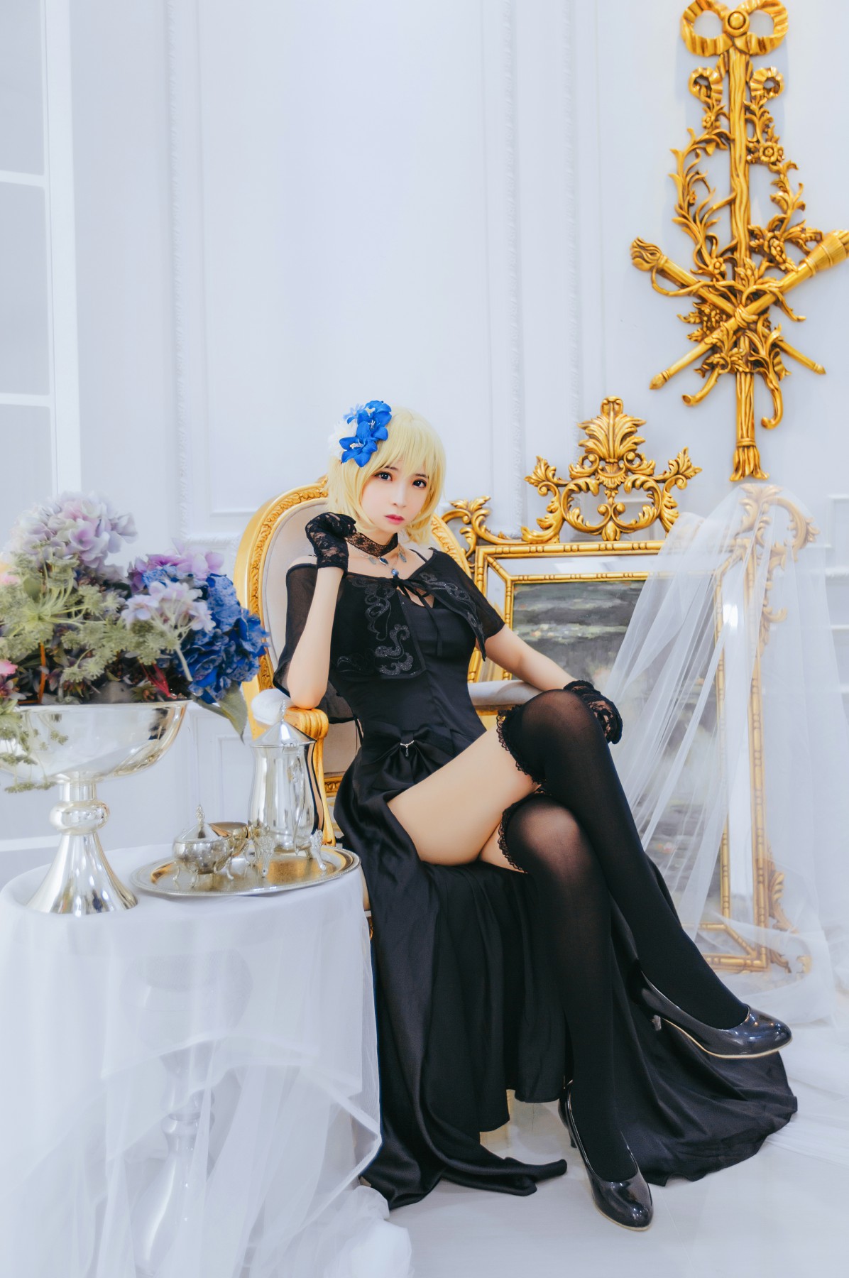 图片[12]-[Cosplay][网红少女]疯猫ss – 疯猫贞德礼装 – COSPLAY-瞬颜部落