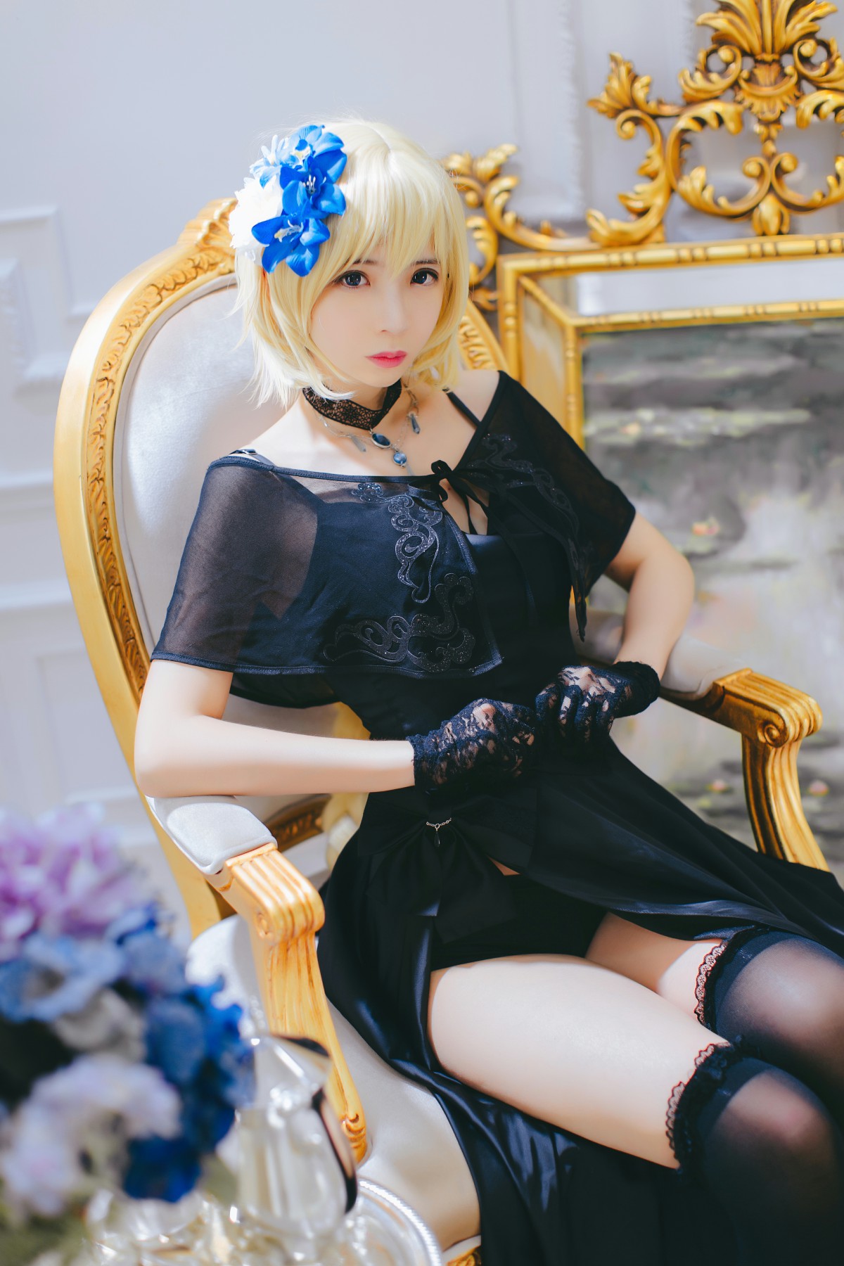 图片[13]-[Cosplay][网红少女]疯猫ss – 疯猫贞德礼装 – COSPLAY-瞬颜部落