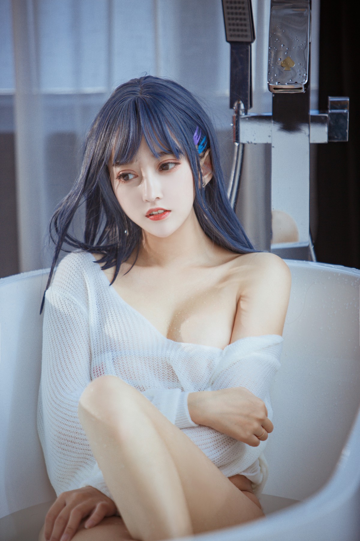 图片[13]-[Cosplay]过期米线线喵 – 浴缸 – COSPLAY-瞬颜部落