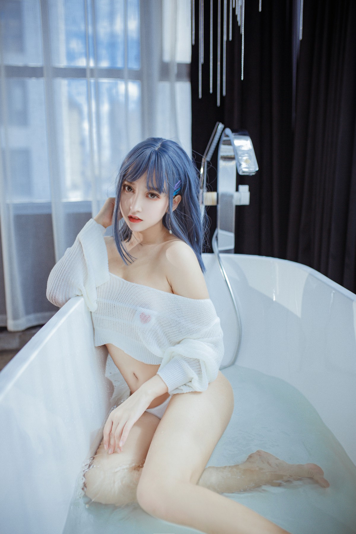 图片[14]-[Cosplay]过期米线线喵 – 浴缸 – COSPLAY-瞬颜部落