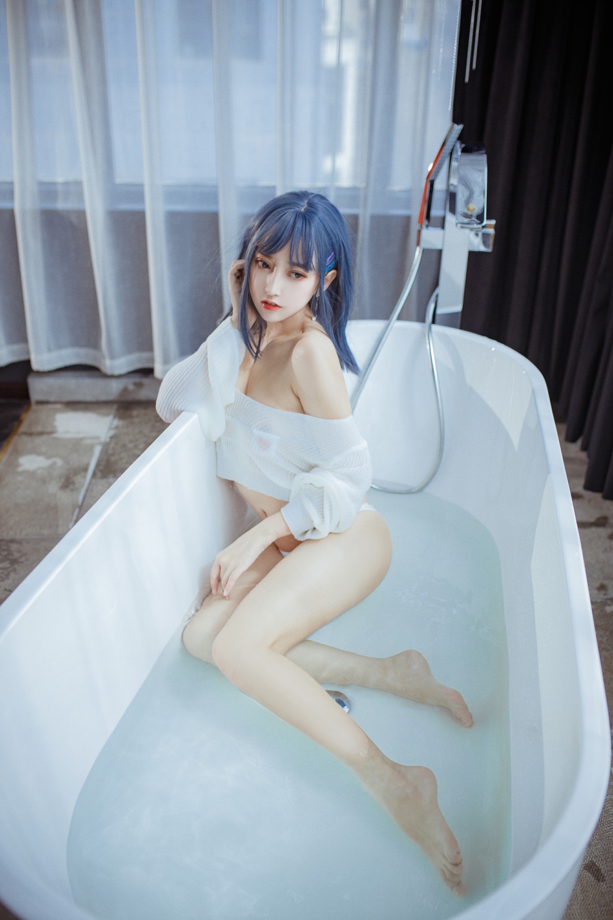 图片[18]-[Cosplay]过期米线线喵 – 浴缸 – COSPLAY-瞬颜部落